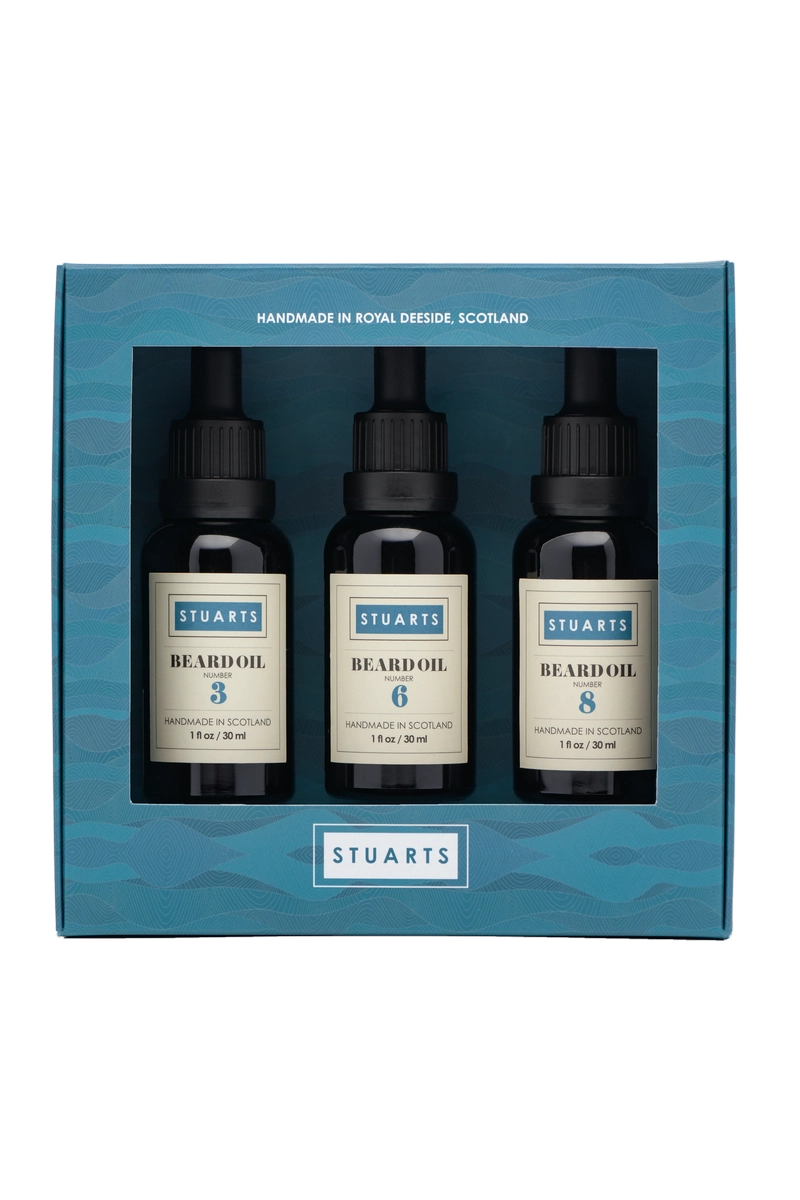 The 'Scottish Collection' Beard Oil Triple Pack