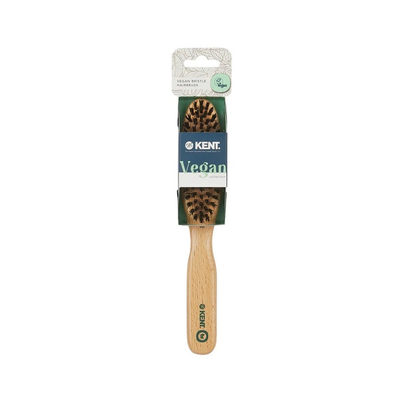 Narrow Oval Vegan Bristle Hairbrush