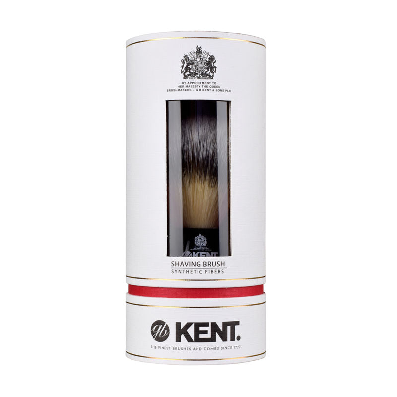 MEDIUM SYNTHETIC BLACK SHAVING BRUSH WITH FREE STAND