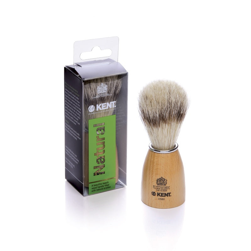 Small Wooden Socket Badger Effect Bristle Shaving Brush