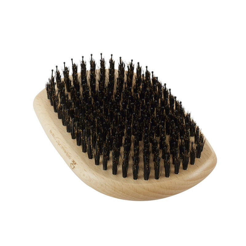 PURE FLOW BRISTLE NYLON MIX MILITARY-STYLE HAIR/BEARD BRUSH
